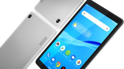 Lenovo Tab M7 Tablet, 17,8 cm (7 inch) HD, MediaTek MT8765, 1 GB RAM, 16 GB eMMC, Android 9 Pie, WiFi + Bluetooth, 4G LTE, grijs