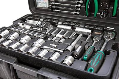 Brüder Mannesmann 122 delar Gereedschapskoffer (gevuld) 122-delig Doe-het-zelver (b x h x d) 360 x 240 x 530 mm