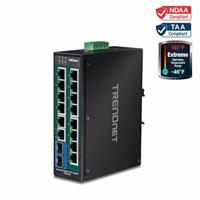 TrendNet TI-PG162 Industrial Ethernet Switch 10 / 100 / 1000 MBit/s - thumbnail