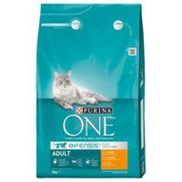 Purina One Adult met kip kattenvoer 3 kg - thumbnail