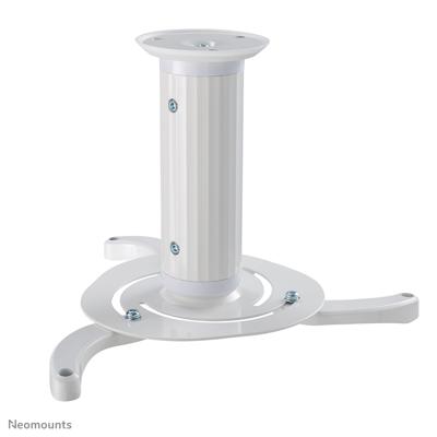 Neomounts BEAMER-C80WHITE Beamer-plafondbeugel In hoogte verstelbaar, Kantelbaar, Draaibaar Afstand vloer-plafond (max.): 15 cm Wit