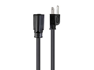 Monoprice Extension Cord - 4,5 m - zwart | NEMA 5-15P naar NEMA 5-15R, 14AWG, 15A, SJT, 120V