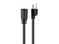 Monoprice Extension Cord - 4,5 m - zwart | NEMA 5-15P naar NEMA 5-15R, 14AWG, 15A, SJT, 120V - thumbnail