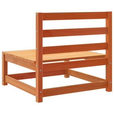 Tuinbank zonder armleuning 3 st 70x70x67 cm grenenhout wasbruin