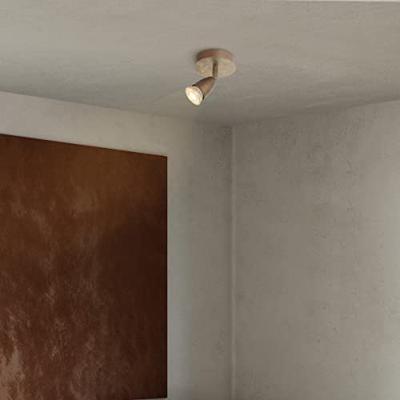 Home sweet home curl LED opbouwspot Ø 11,5 cm brons