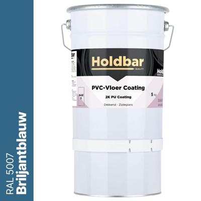 Holdbar PVC-Vloer Coating Briljantblauw (RAL 5007) 5 Kg