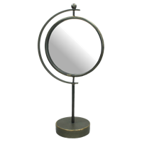 Wants&Needs Accessoires Spiegel Metaal Grijs 22.5 X 12.5 X 44 - thumbnail