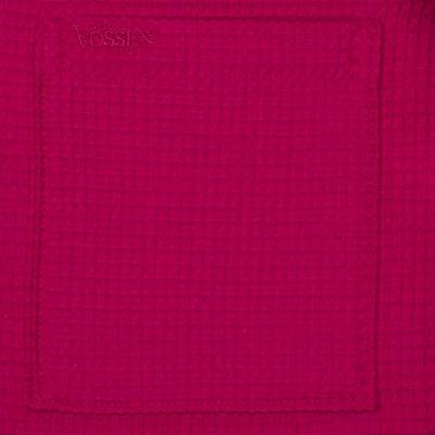 Vossen Vossen Unisex badjas ROM Pique-U cranberry XL