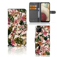 Samsung Galaxy A12 Hoesje Flowers - thumbnail