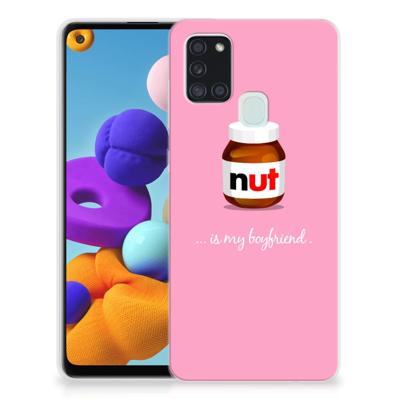 Samsung Galaxy A21s Siliconen Case Nut Boyfriend Samsung Galaxy A21s Siliconen Case Nut Boyfriend