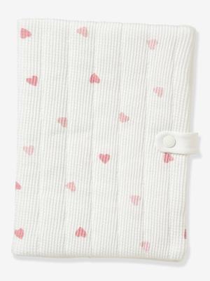 Hoesje voor groeiboekje hartjesprint Hoesje voor groeiboekje hartjesprint