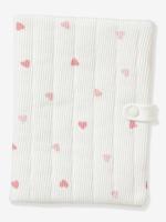 Hoesje voor groeiboekje hartjesprint - thumbnail