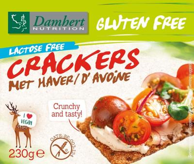 Damhert Gluten Free haver Crackers Lactose Free Damhert Gluten Free haver Crackers Lactose Free