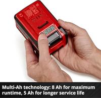 Einhell PXC Plus 18V 5-8 Ah Multi-Ah Power X-Change 4511600 Gereedschapsaccu 18 V 5 Ah, 8 Ah Li-ion - thumbnail
