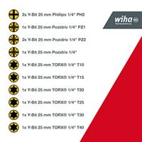 Wiha 41827 Bitset 13-delig Kruiskop Pozidriv, Torx plus - thumbnail