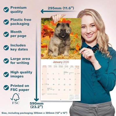 Keeshond Kalender 2026 Keeshond Kalender 2026