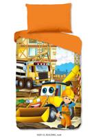 Good Morning Kinderdekbedovertrek "graafmachine" - Multi - (140x200 cm) - Katoen - thumbnail