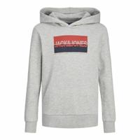 Herenhoodie Jack & Jones Jjnolan Grijs - Maat: 12 Jaar - thumbnail