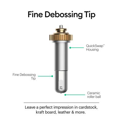 Cricut Maker Debossing Tip Gereedschapsset Zilver Cricut Maker Debossing Tip Gereedschapsset Zilver