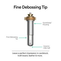 Cricut Maker Debossing Tip Gereedschapsset Zilver - thumbnail