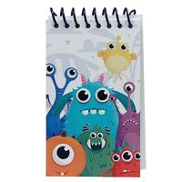 Monstarz Monster 7-delig Bureausetje in Doorzichtig Pennen Etui - thumbnail