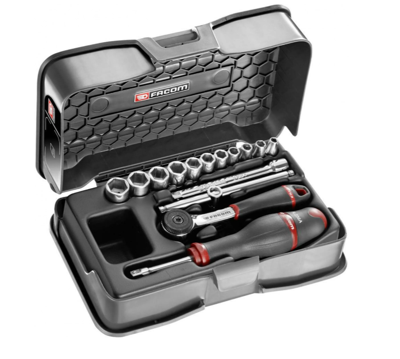 Facom doppendoos 1/4' 6-k inch r.161b 15 stuks - R.161-1P6U