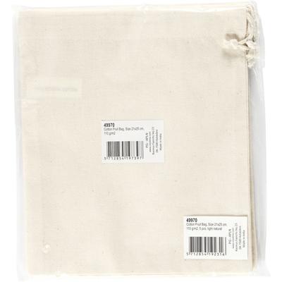 Creativ Company Stoffen tas, afm 21x25 cm, 110 gr, licht naturel, 5 stuk/ 1 doos Creativ Company Stoffen tas, afm 21x25 cm, 110 gr, licht naturel, 5 stuk/ 1 doos
