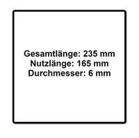 Festool SB CE D6 Slangenboren 6mm - 205903 - thumbnail