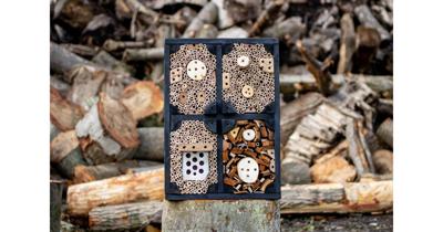 Insectenhotel de Maskerbij 20x45x50 cm Boomstijl - Boomstijl