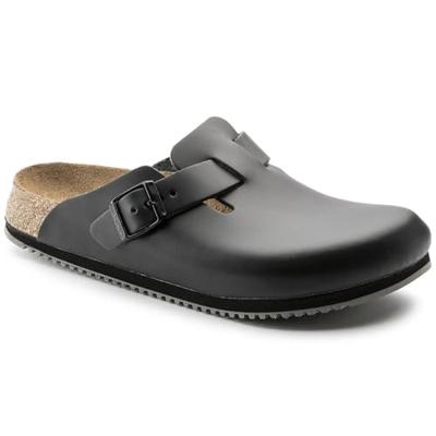 Clog Boston SL maat 43 zwart bovenmateriaal: leder EN ISO 20345 SRA BIRKENSTOCK