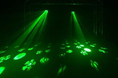 BeamZ Gobo Derby Geschikt voor gebruik binnen Discostroboscoop Zwart