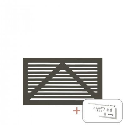 Ombergrijs Houten Tuinpoort Tokyo 150 x 90 CM Ombergrijs Houten Tuinpoort Tokyo 150 x 90 CM