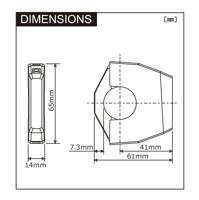 DAYTONA usb-stopcontact "slim-mount usb-slim-mount 2x type-a sw 2x 12w - thumbnail