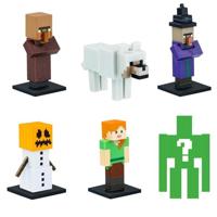 Doos met 6 kleine beeldjes - BANDAI - Minecraft - 1 mysteriebeeldje - thumbnail