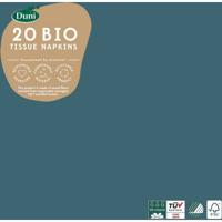 Servetten Ocean Teal 3-laags tissue 33 x 33 cm Duni - Duni - thumbnail