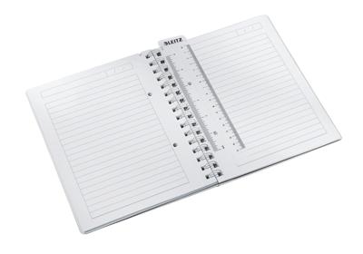 Notitieboek leitz wow a5 spiraal pp lijn paars Notitieboek leitz wow a5 spiraal pp lijn paars