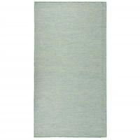 VidaXL Buitenkleed platgeweven 140x200 cm turquoise - thumbnail