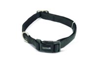 Macleather Halsband Zwart 45-70x2,5cm - thumbnail