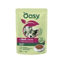 OASY Strips in Gravy Adult with Beef and carrots - natvoer voor honden - 100g - thumbnail
