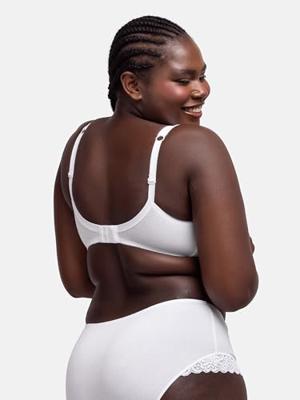 Bh zonder beugel katoen - kant - Georgina - Kanten bh zonder vulling - Niet voorgevormd - Zachhte brede bandjes