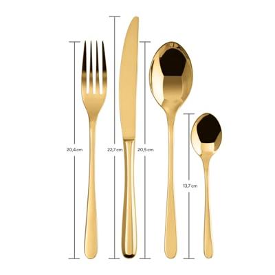 Sambonet Bestekset Taste - Champagne - 24 delig / 6 personen