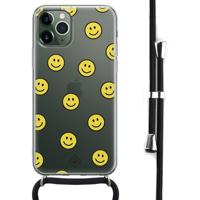 iPhone 11 Pro hoesje met koord - Crossbody - Smileys - thumbnail