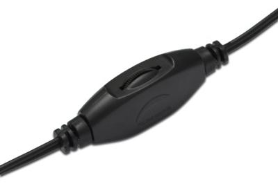 DA-12201 - Hoofdtelefoon - over oor - met bekabeling - wit/ zwart DA-12201 - Hoofdtelefoon - over oor - met bekabeling - wit/ zwart