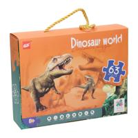 Legpuzzel Dino Wereld, 63st. - thumbnail