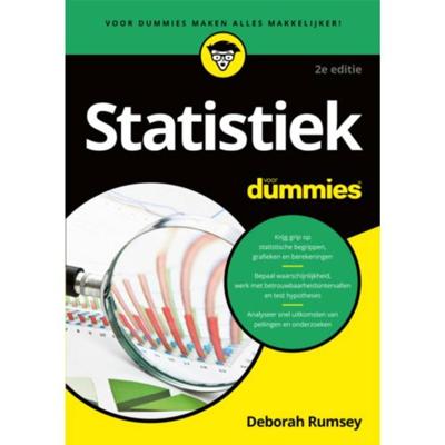 Statistiek voor Dummies - Deborah J. Rumsey - Paperback (9789045350585)
