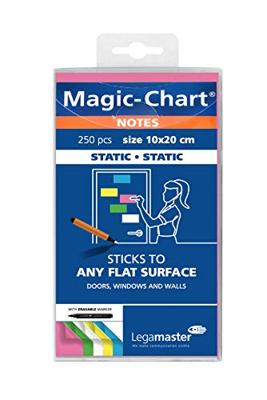 Legamaster Magic-Chart notes, 250 vel, ft 10 x 20 cm, assorti