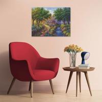 Ravensburger-Puzzel 1500p-Huisje aan de rivier-Volwassenen en kinderen vanaf 14 jaar-Premium kwaliteit puzzel 80x60cm-12000735 - thumbnail