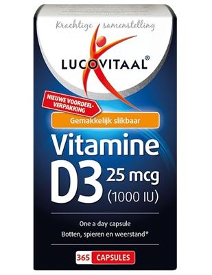 Lucovitaal Vitamine D3 25mcg 365 Capsules