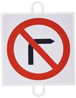 TRAFFIC SIGN PROHIBICION Nº 4 (RIGHT TURN) - thumbnail