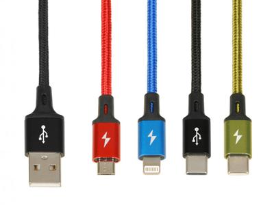 Universele 4-in-1 oplaadkabel I-BOX USB IKUM4W1 - thumbnail